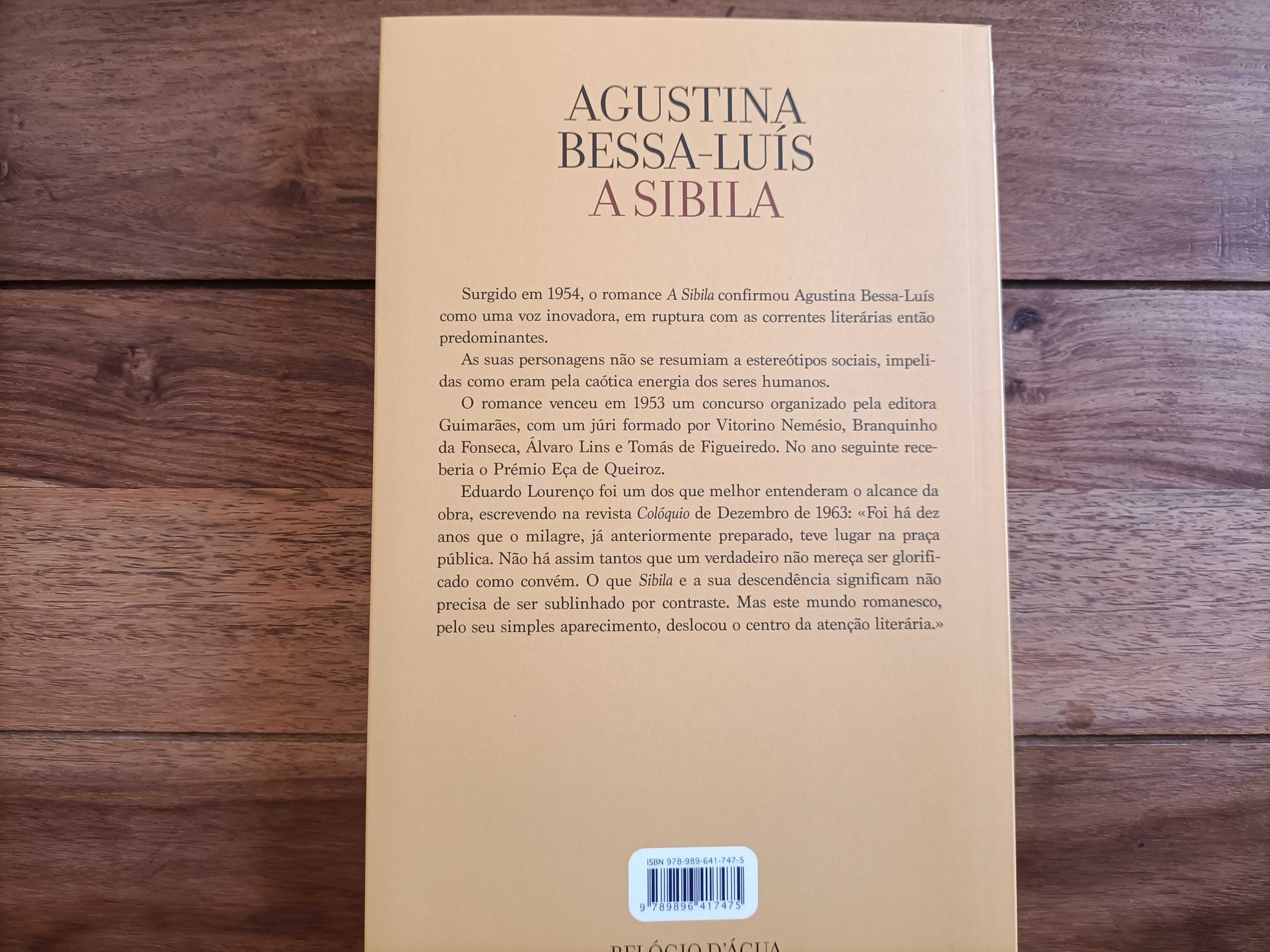 A Sibila - Agustina Bessa-Luís - Plano Nacional de Leitura - Como Novo