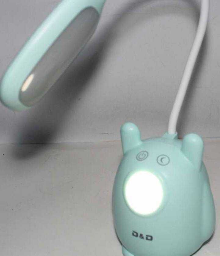 Детская аккумуляторная светодиодная лампа с ночником