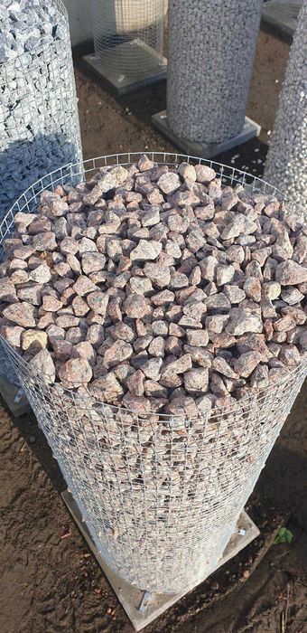 Grys czerwony granit Vanga 16-22 Kamienie ogrodowe dekoracyjne ozdobne