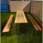 zestaw biesiadny zestaw mebli ogrodowych zestaw piwny 220 cm Komplet