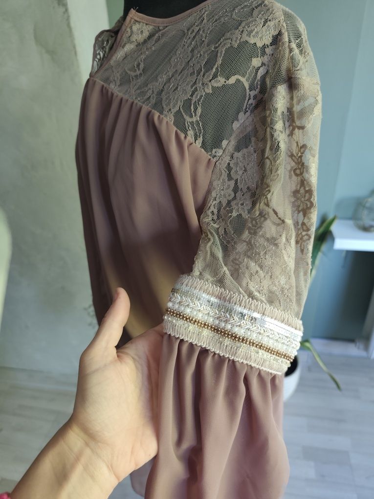Sukienka Boho piękna tunika 36 by o La La