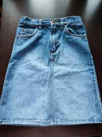 Spódniczka jeans rozm. 134 stan bardzo dobry