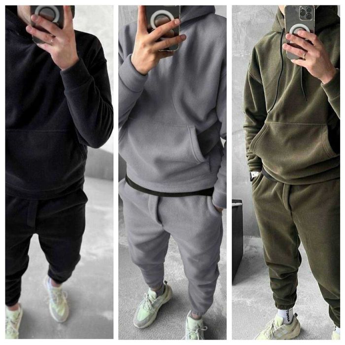 Костюм чоловічий теплий на флісі | костюм мужской на флисе модель 809