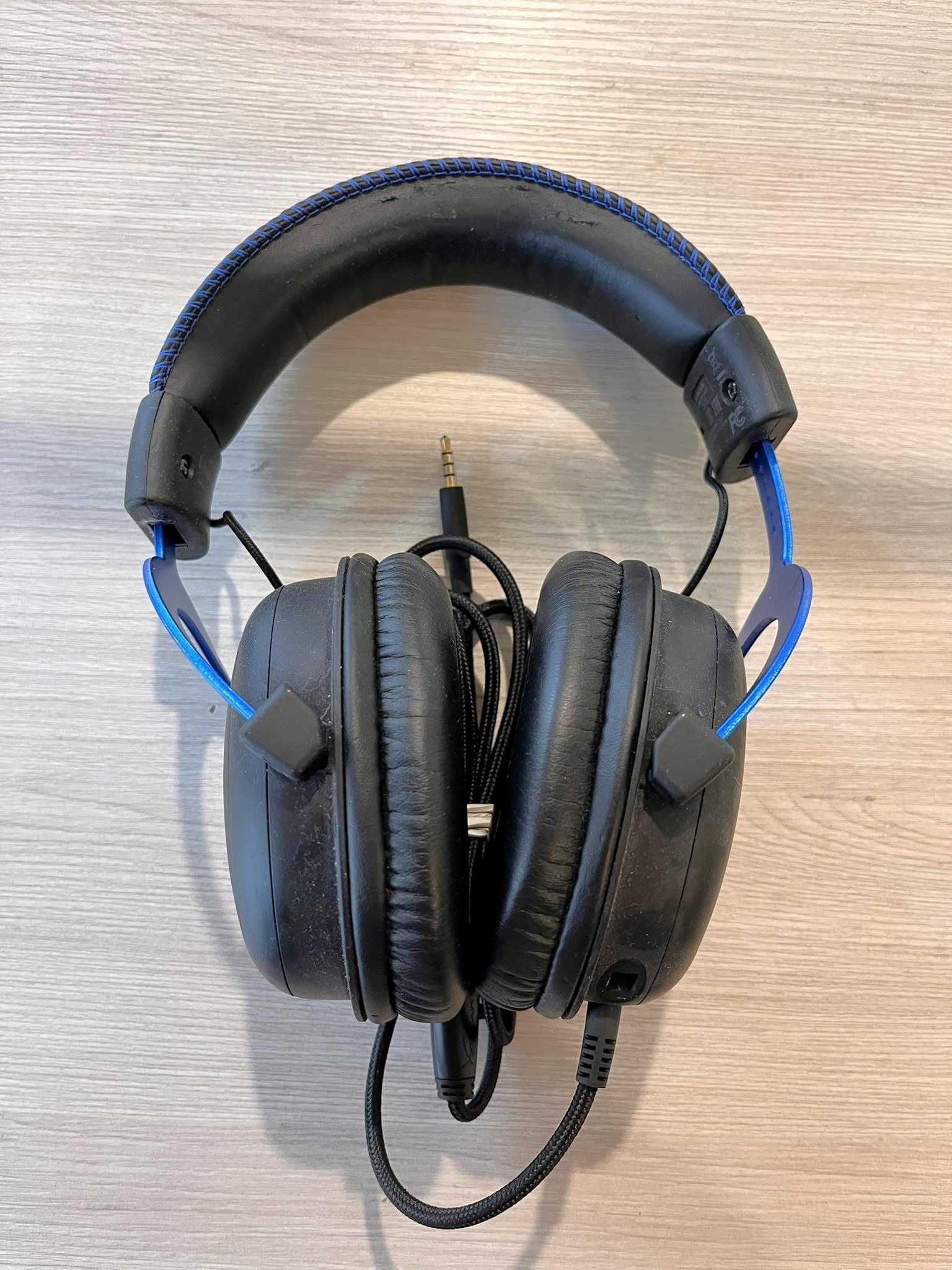 Słuchawki nauszne HyperX Cloud - Gaming Headset - PS4 PS5 (Black-Blue)