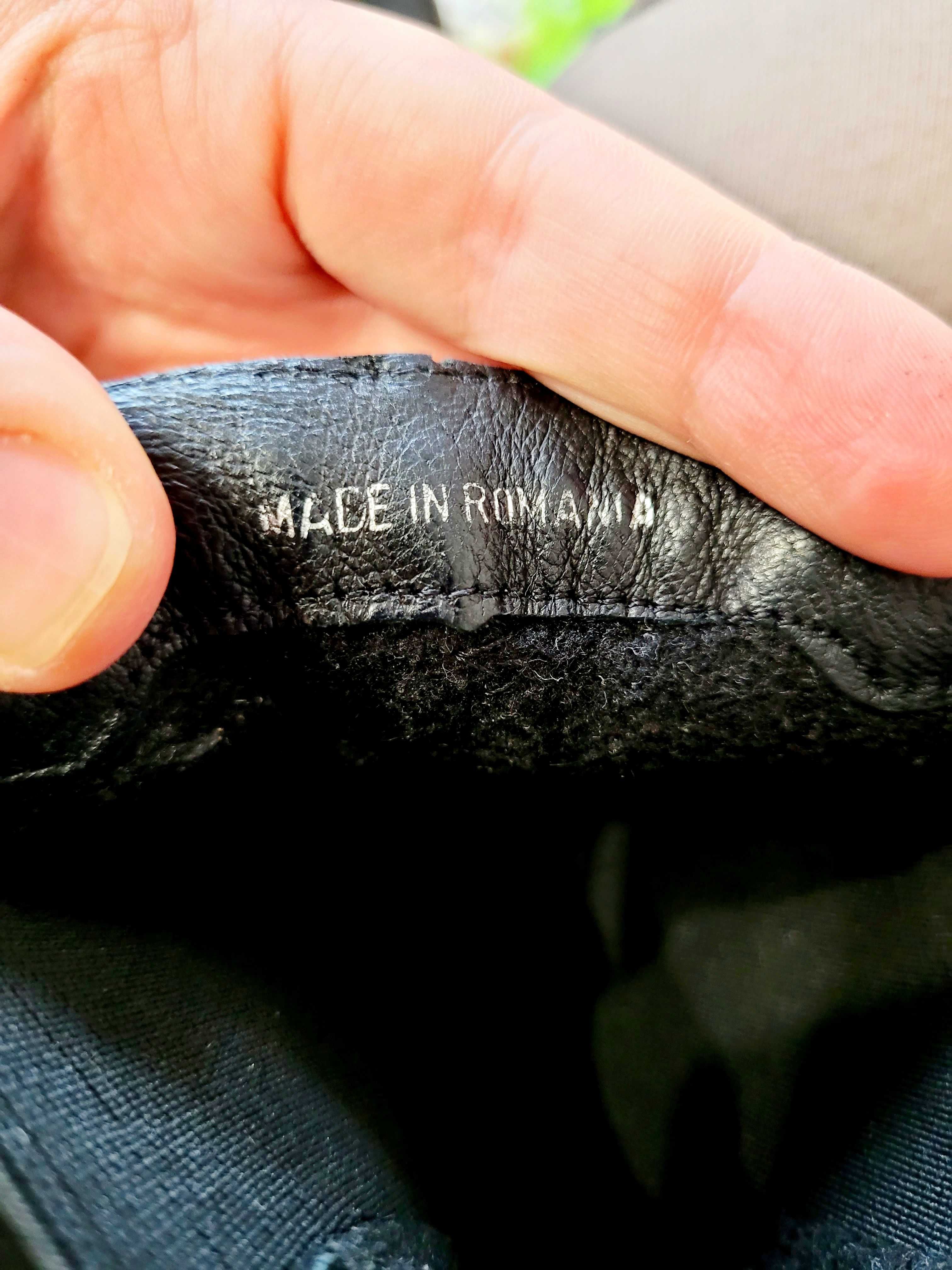 Damskie skórzane kozaki nizkie naturalna skóra buty płaskie trapery