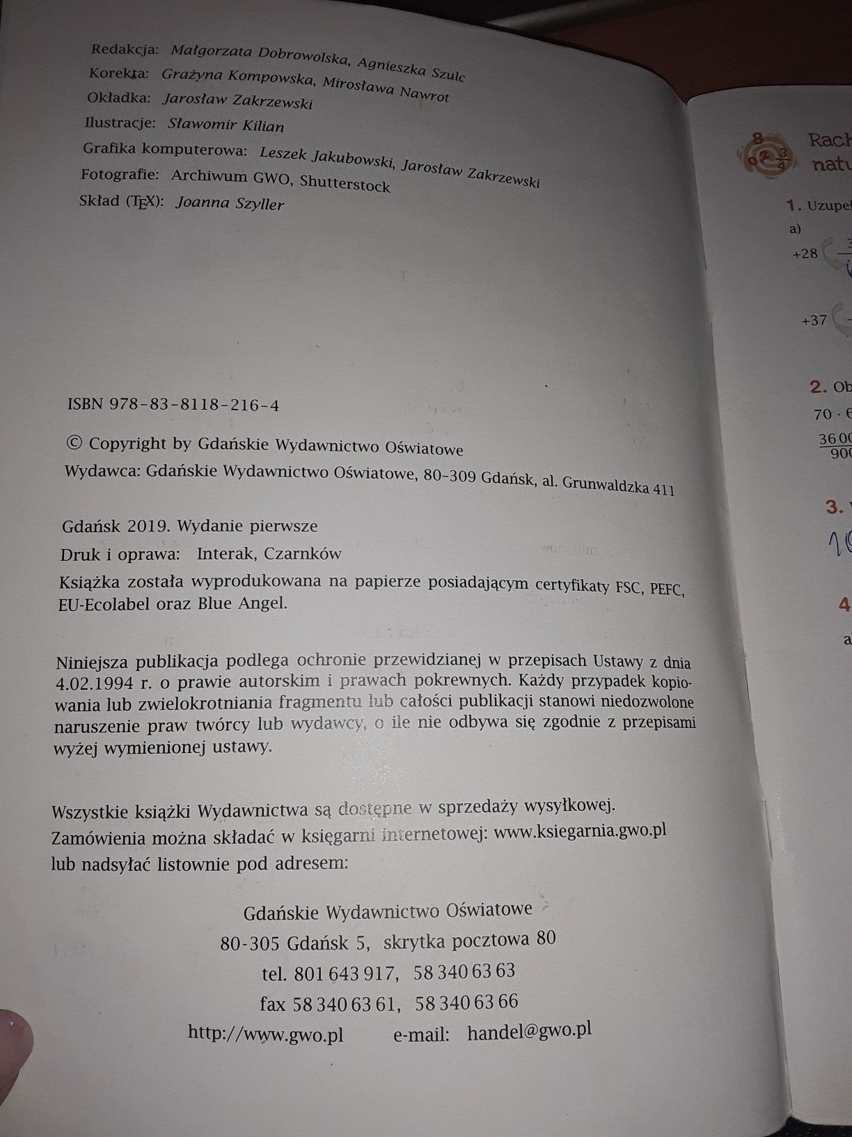 Matematyka z plusem klasa 6 wersja c ćwiczenia