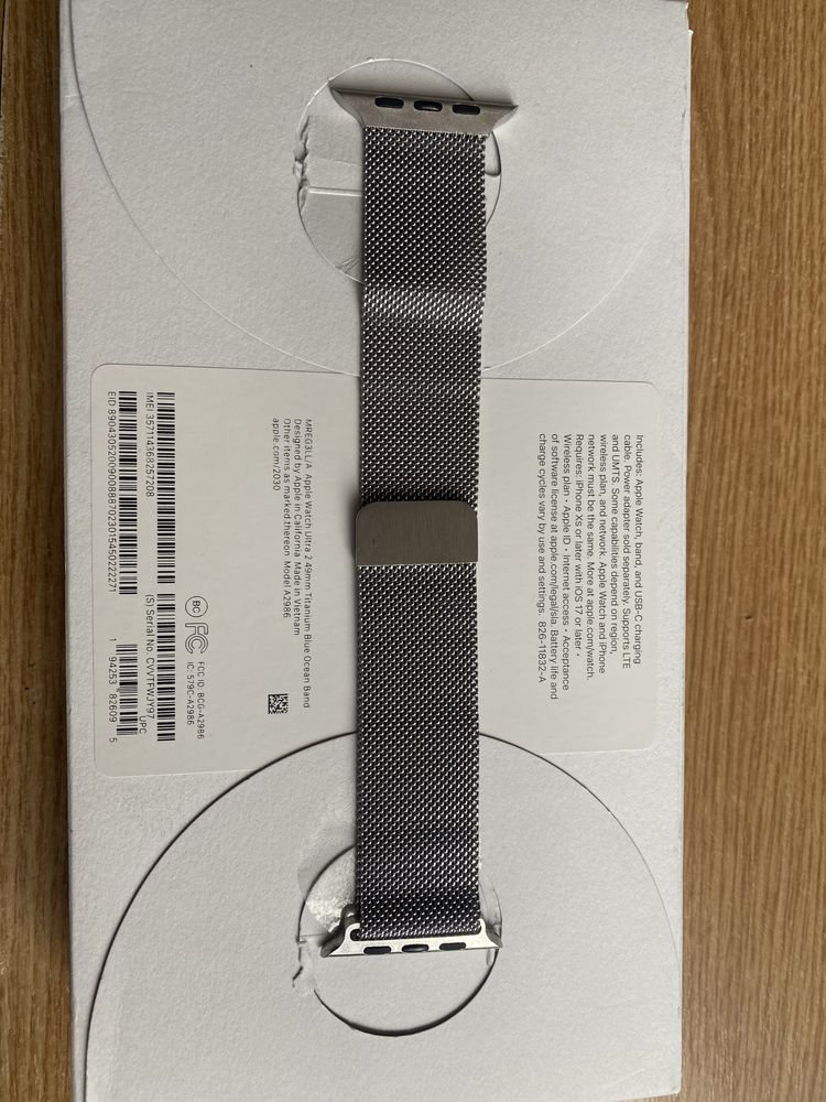 Apple Watch Ultra 2 49mm Titanium Blue Ocean