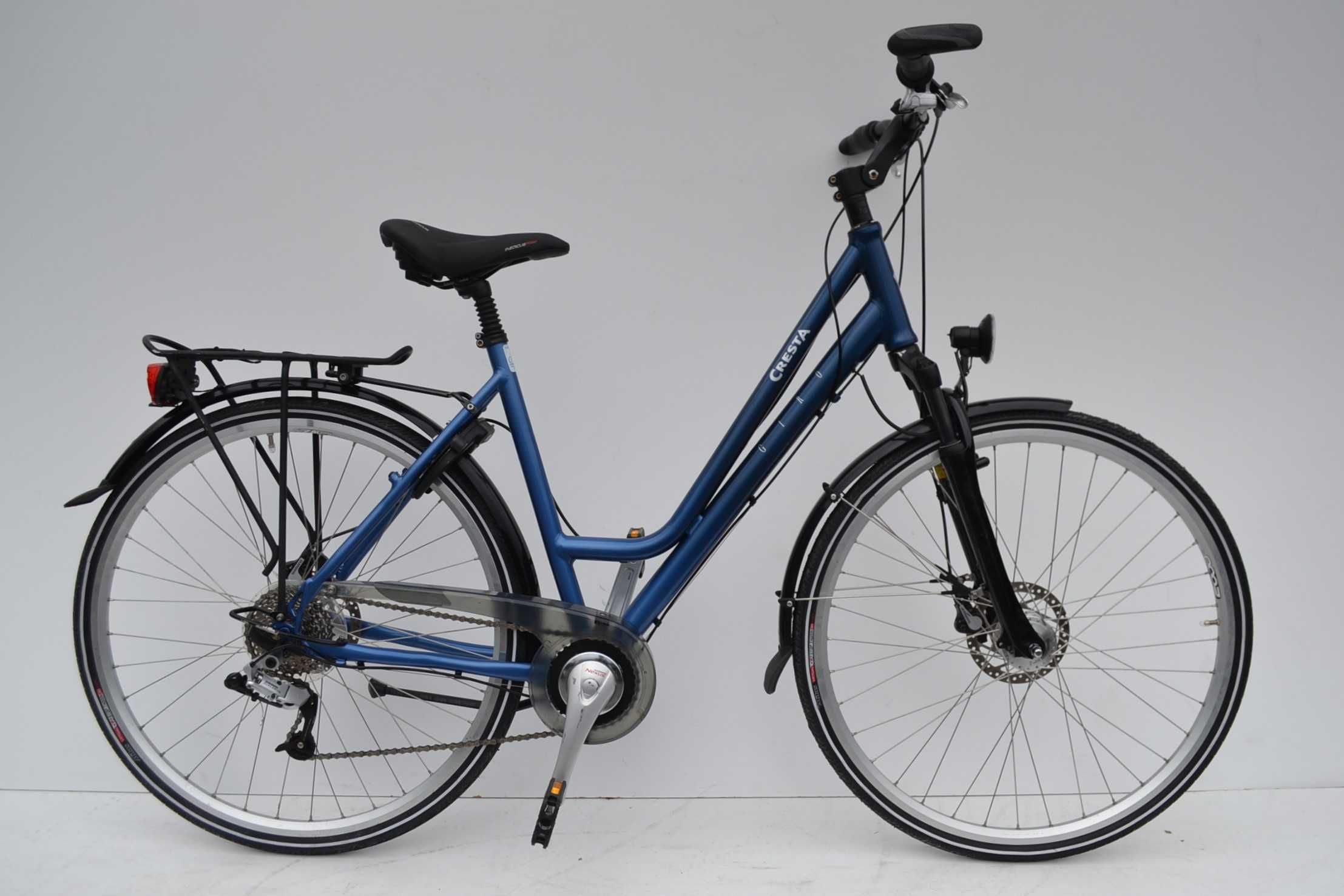 Lekki rower alu trekkingowy * Cresta giro 53cm dualdrive ham tarczowe