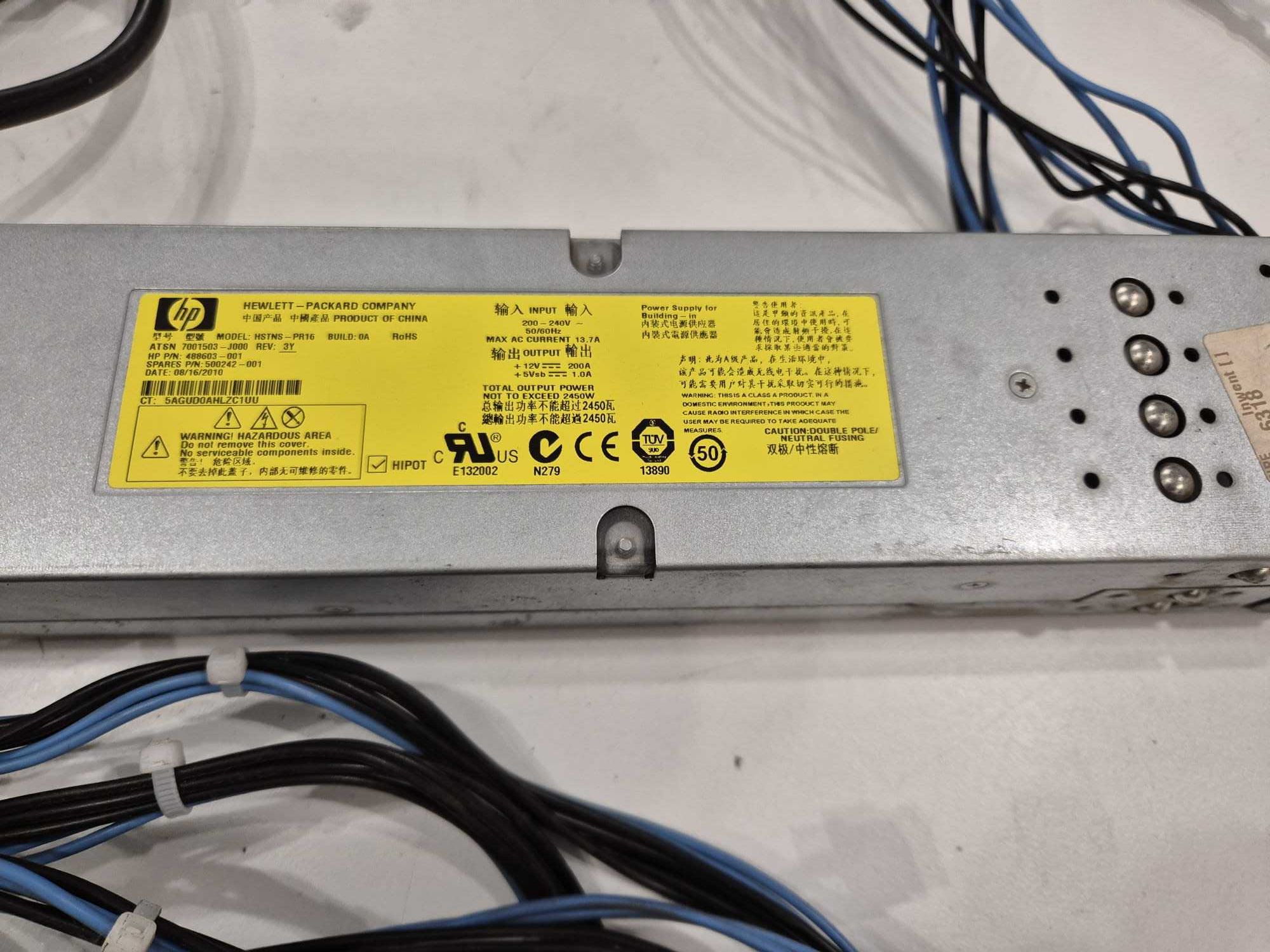 zasilacz serwerowy HP 2450w do koparki kryptowalut