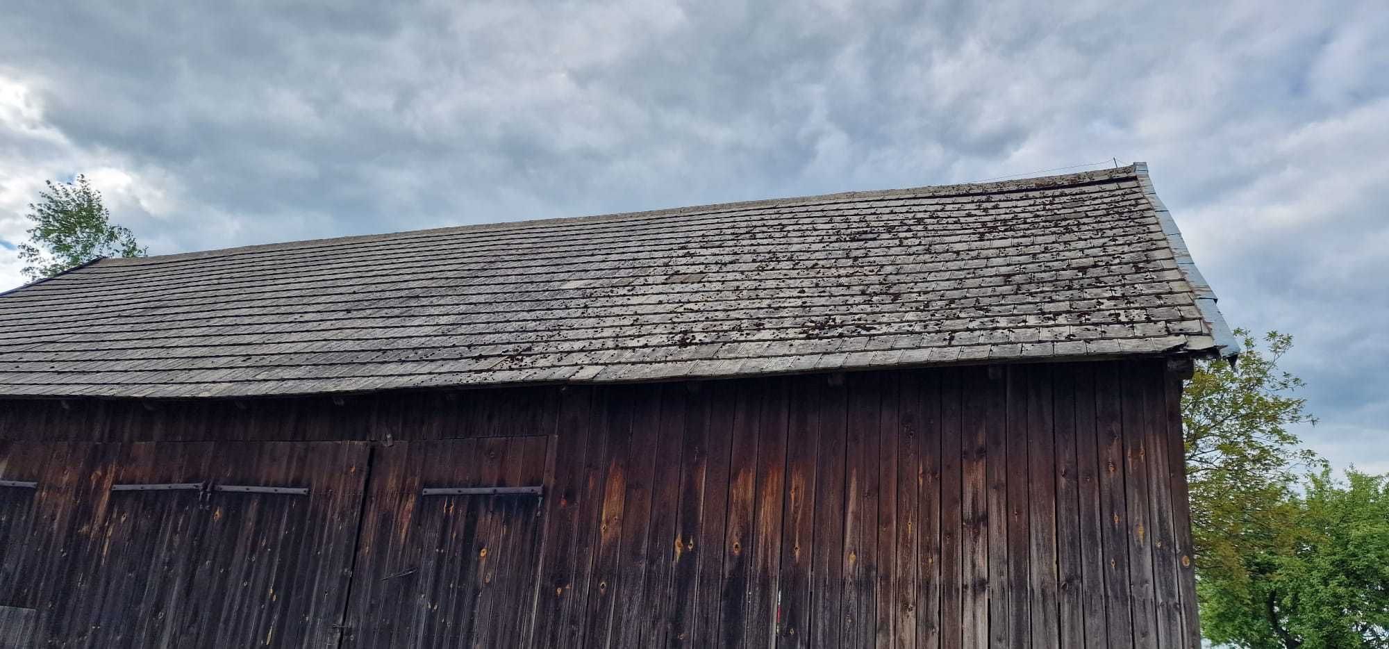 Dachówka betonowa / cementowa z rozbiórki stodoły / obory