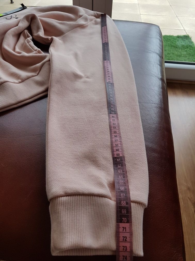 Sean John, piękna męska bluza, blado różowa, rozmiar bawełna,