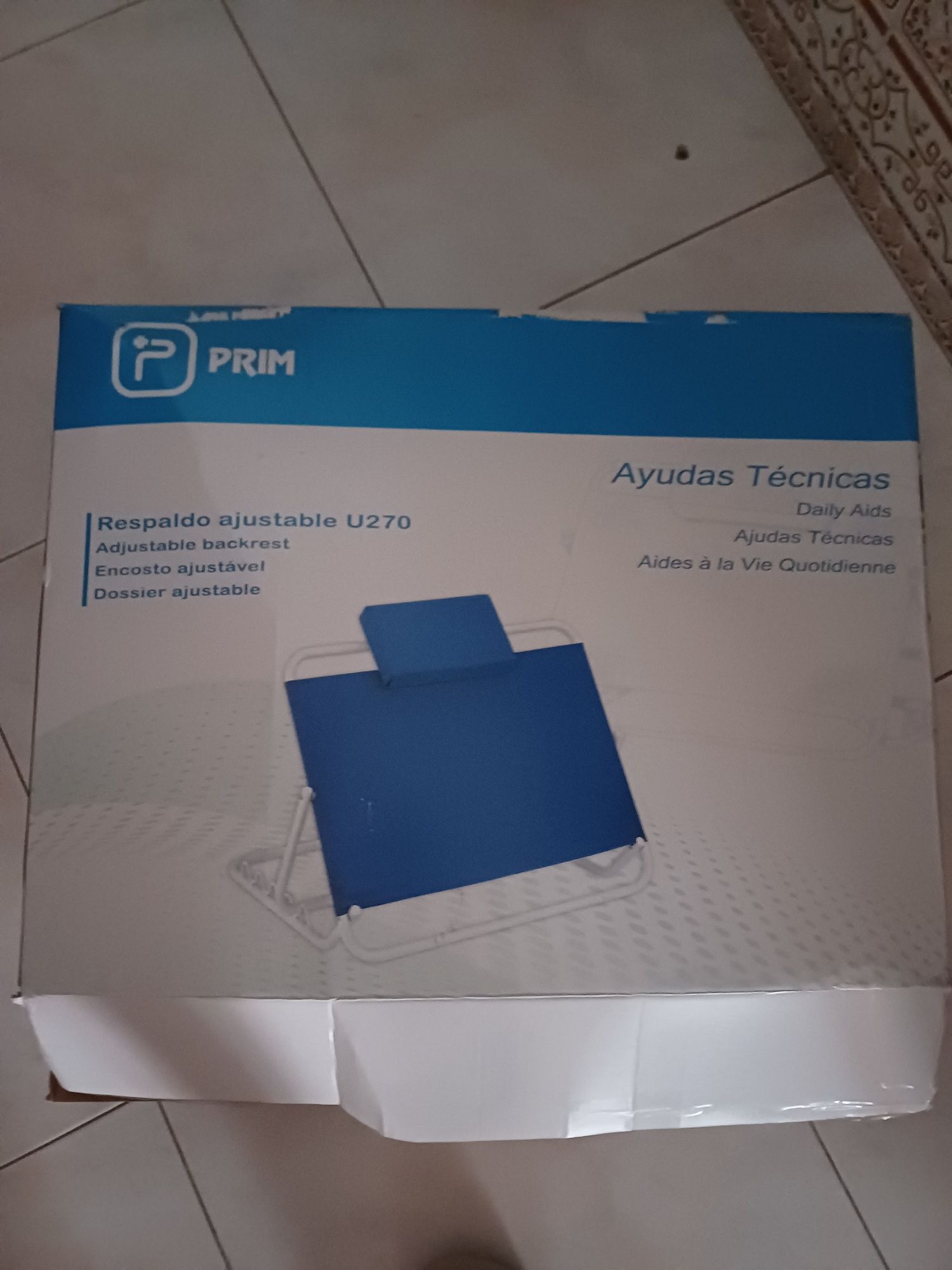Encosto ajustável