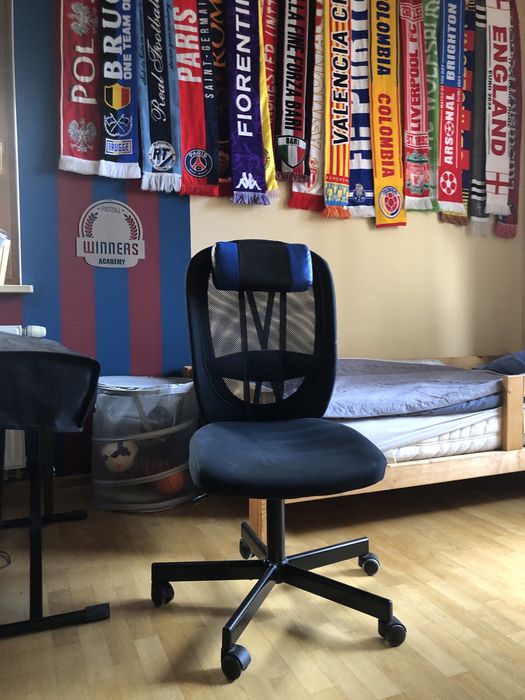 krzesło kibica FC Barcelona Barca fotel obrotowy dla ucznia studenta