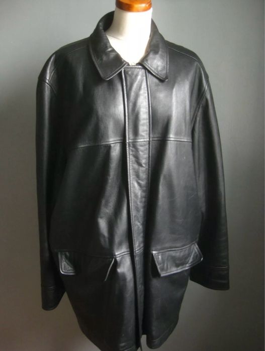 Vintage Kurtka Skórzana Marks&Spencer Oversize!