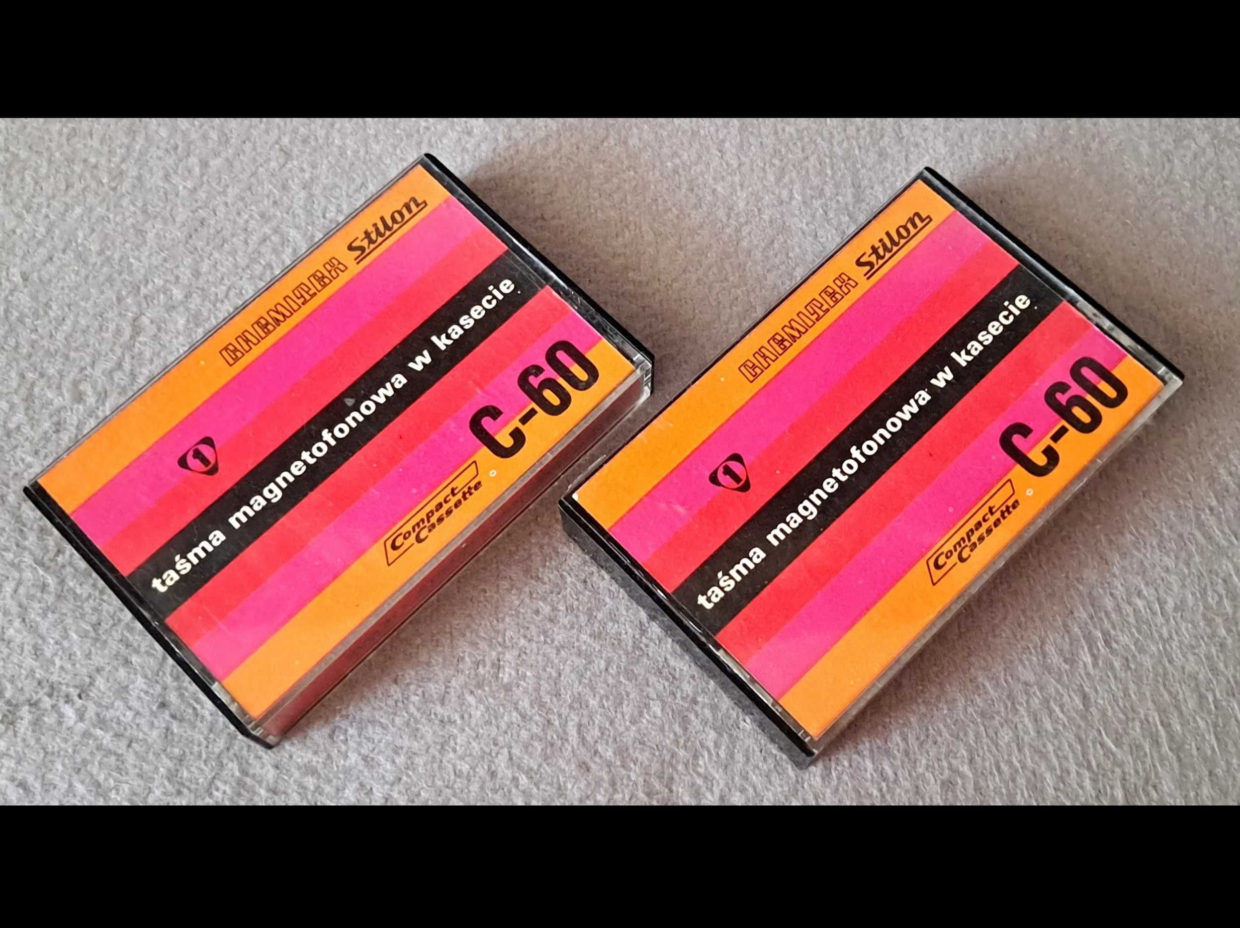 kasety magnetofonowe C-60 - Stilon Gorzów - używane 2 szt