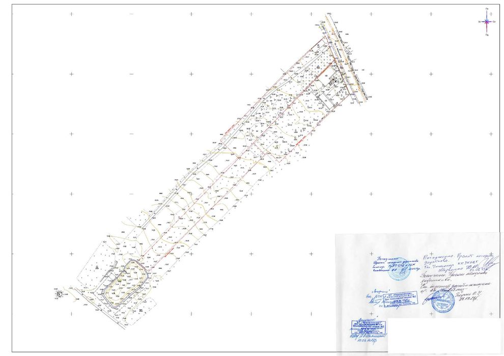 Топографічна зйомка, Топозйомка з погодження, Топозйомка, 1:500, Топо