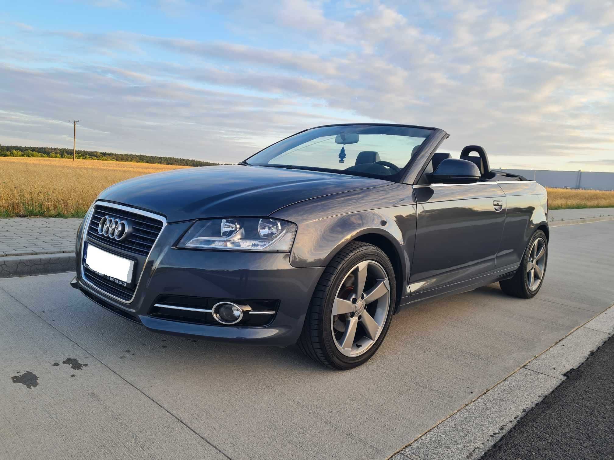 Audi A3 Cabrio 1.6tdi Alcantara duże radio alu 17