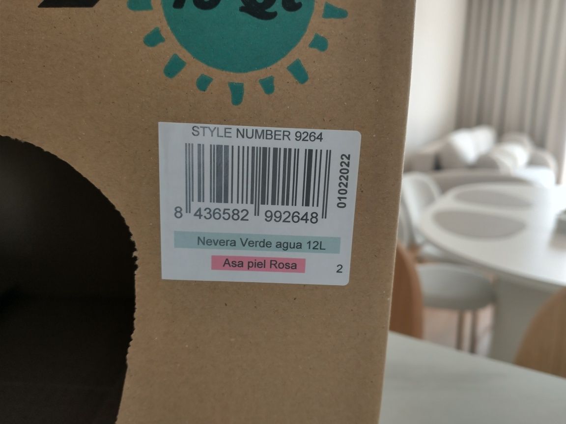 Nowa Lodówka turystyczna Polarbox Retro turkus + pudrowy róż 12L Hit!