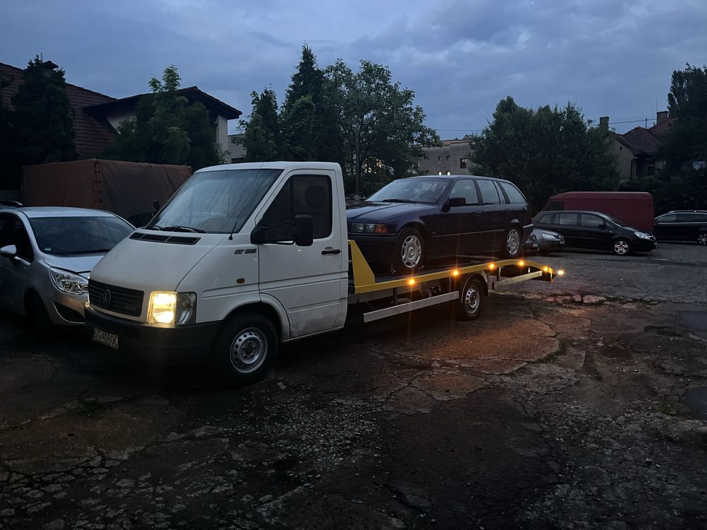 Wynajem autolaweta VW LT 35 bez limitu kilometrów POMOC DROGOWA 24/7