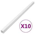Osłona na kable PVC 100x40mm 10m, Biała - Zarządzanie Przewodami