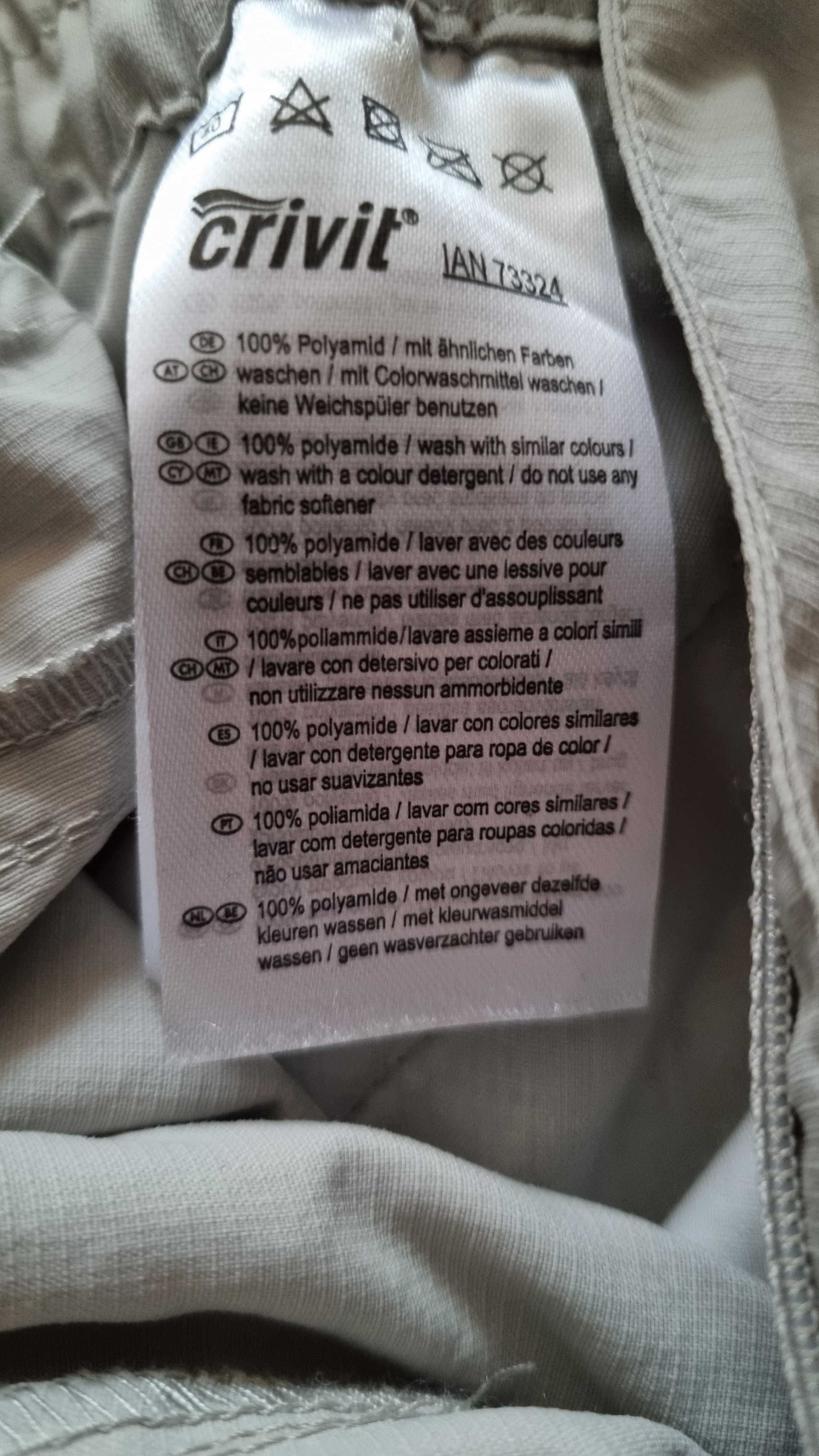 Nowe spodnie Z odpinanymi nogawkami Crivit rozm 42