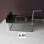 A 60  3 cestas  de fritar em aço inox com tampo