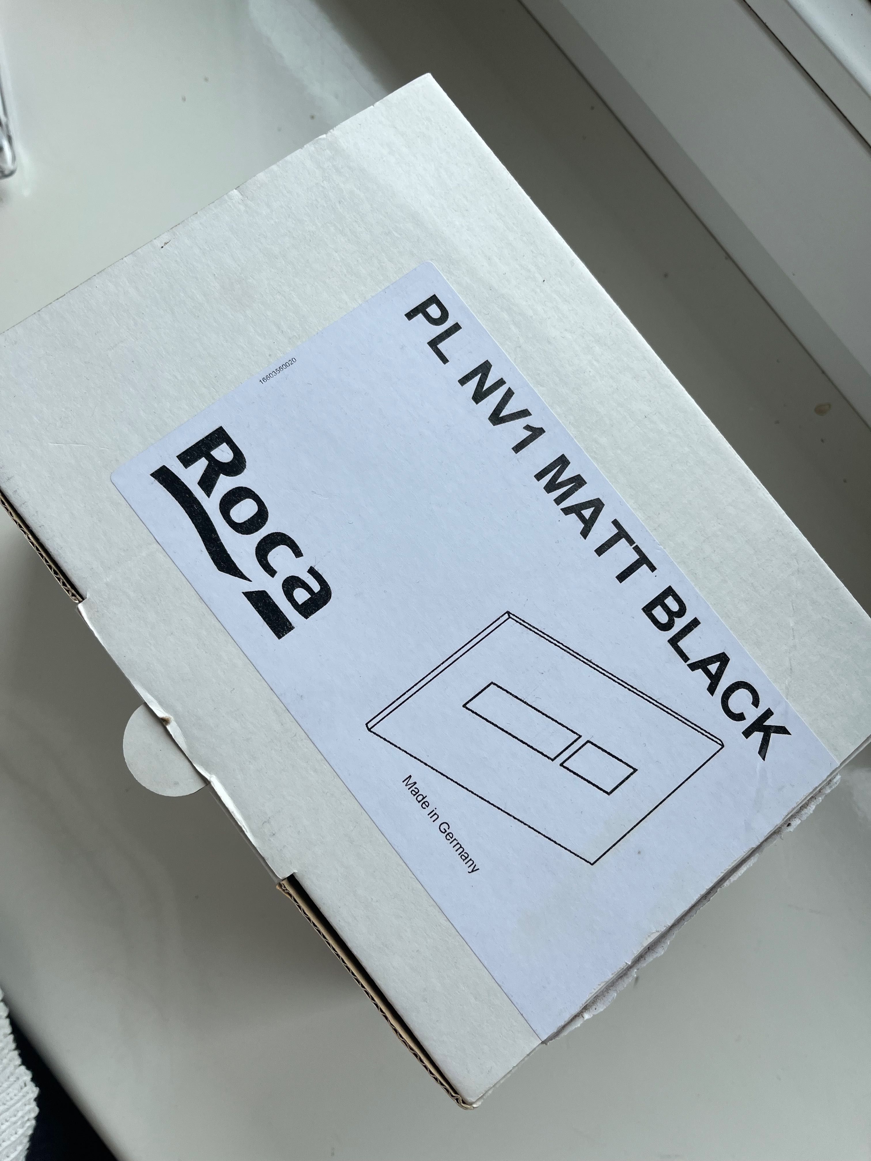 Przycisk spłukujący do WC PL NV1 MATT BLACK ROCA nowy
