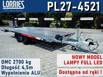 LORRIES PL27-4521 Laweta uchylna 2,7T 4,5m 2025 LEDY wypełnienie ALU