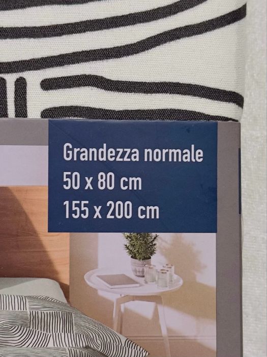 Італійський новий полуторний комплект постільної білизни Livarno Home