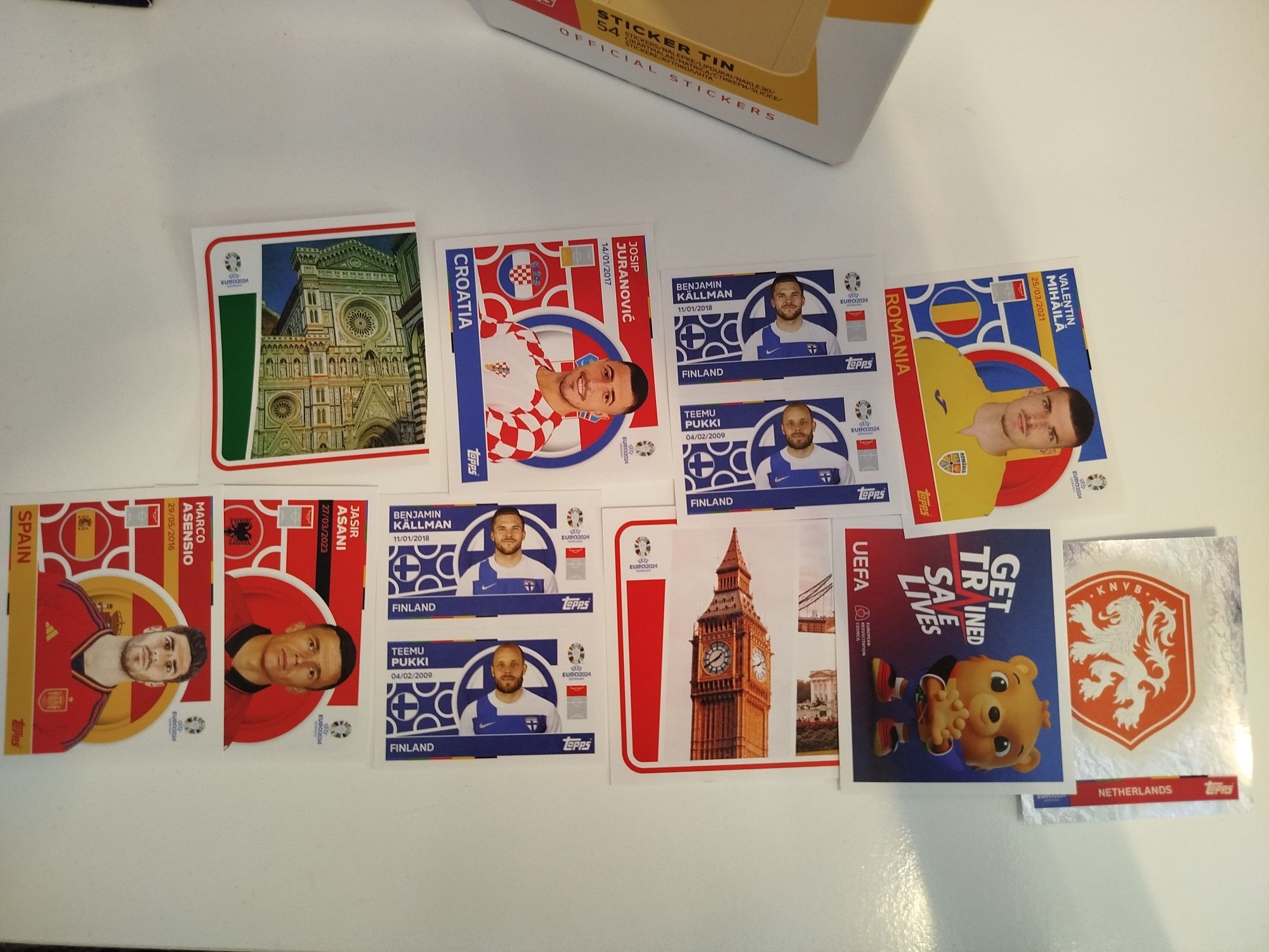 Puszka na naklejki EURO 2024 Topps