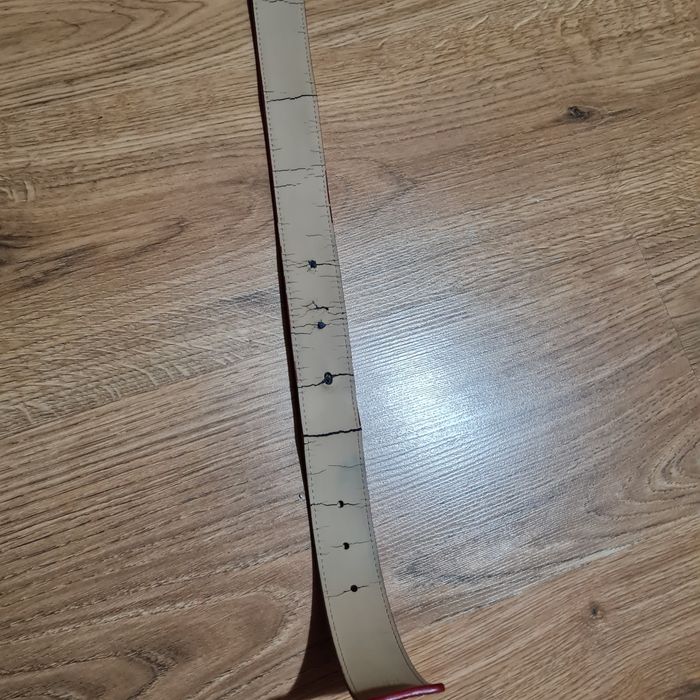 Gucci pasek bez klamry z numerem seryjnym belt 117 cm