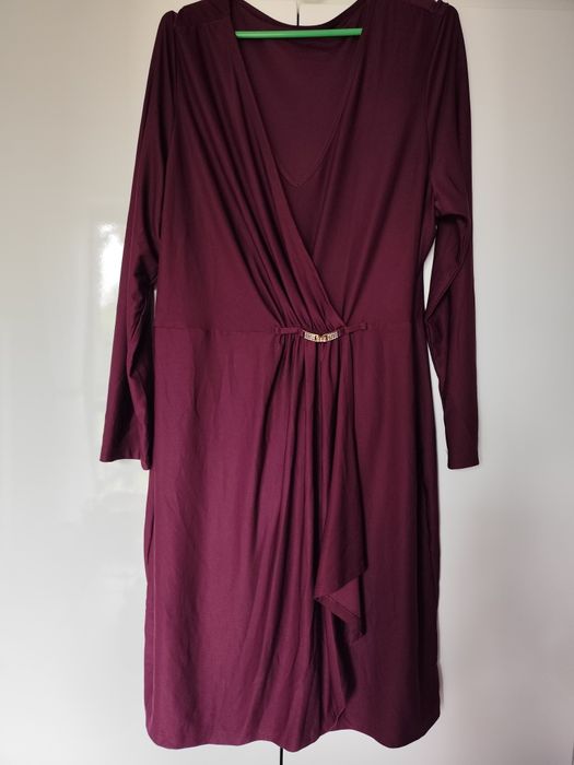 Sukienka śliwkowa 44/46 Avon