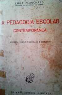 Vendo "A pedagogia escolar contemporânea" de Émile Planchard