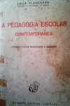Vendo "A pedagogia escolar contemporânea" de Émile Planchard