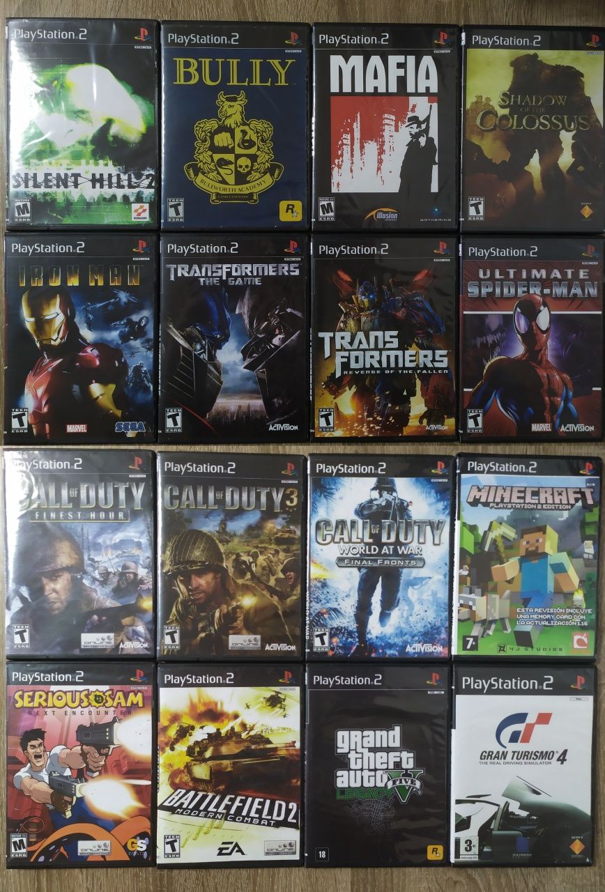 Колекція дисків для Sony PlayStation 2/PS2/ПС2 (Найкращі Ігри).