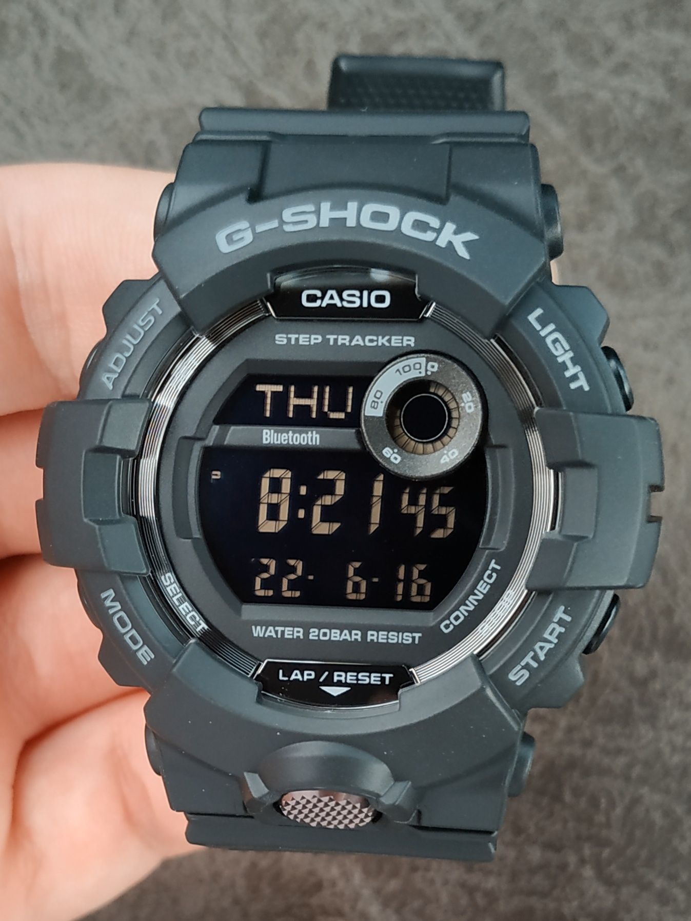 Годинник Casio G-Shock GBD-800-1B Оригинал Гарантия Часы мужские