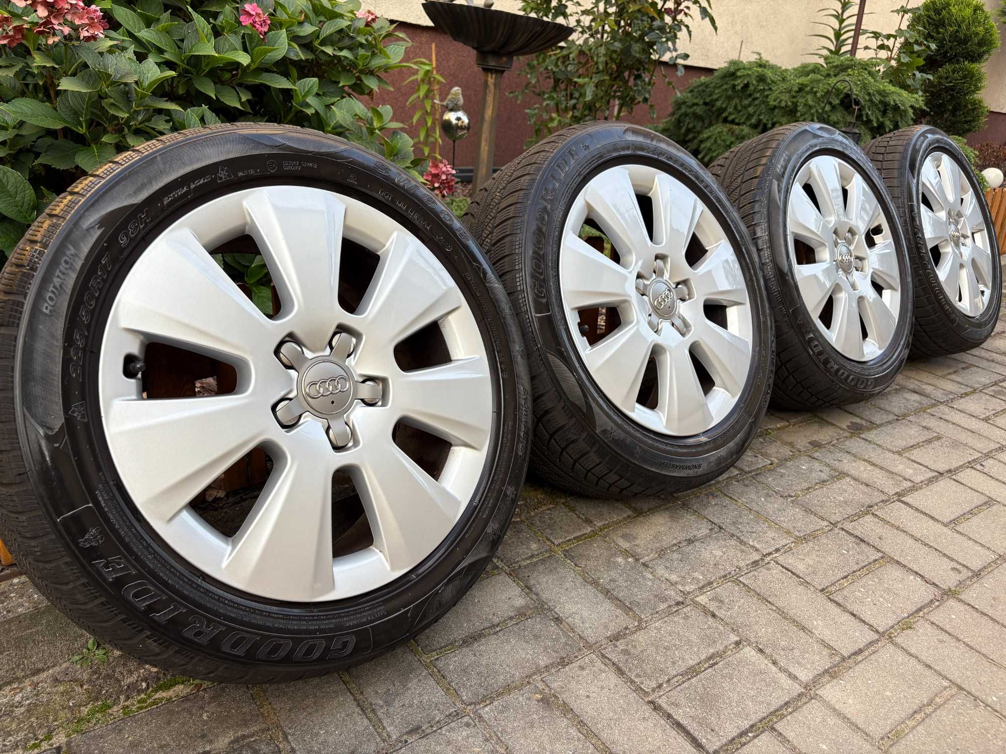 Alufelgi Audi 17 cali Zima A6 C6 C7 5x112 225/50/17 A7 A8 Q3 Q5 2022