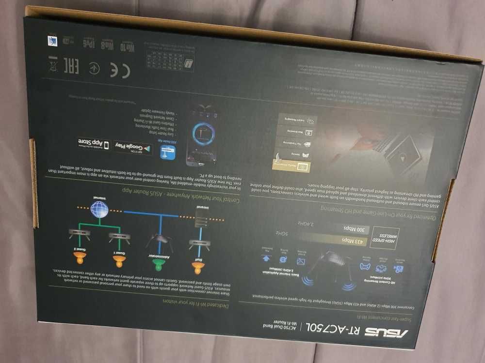 Router ASUS AC750 Dual Band RT-AC750L