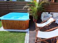 Jacuzzi balia basen NIE mobilna całoroczna dostępne od ręki airmasaż
