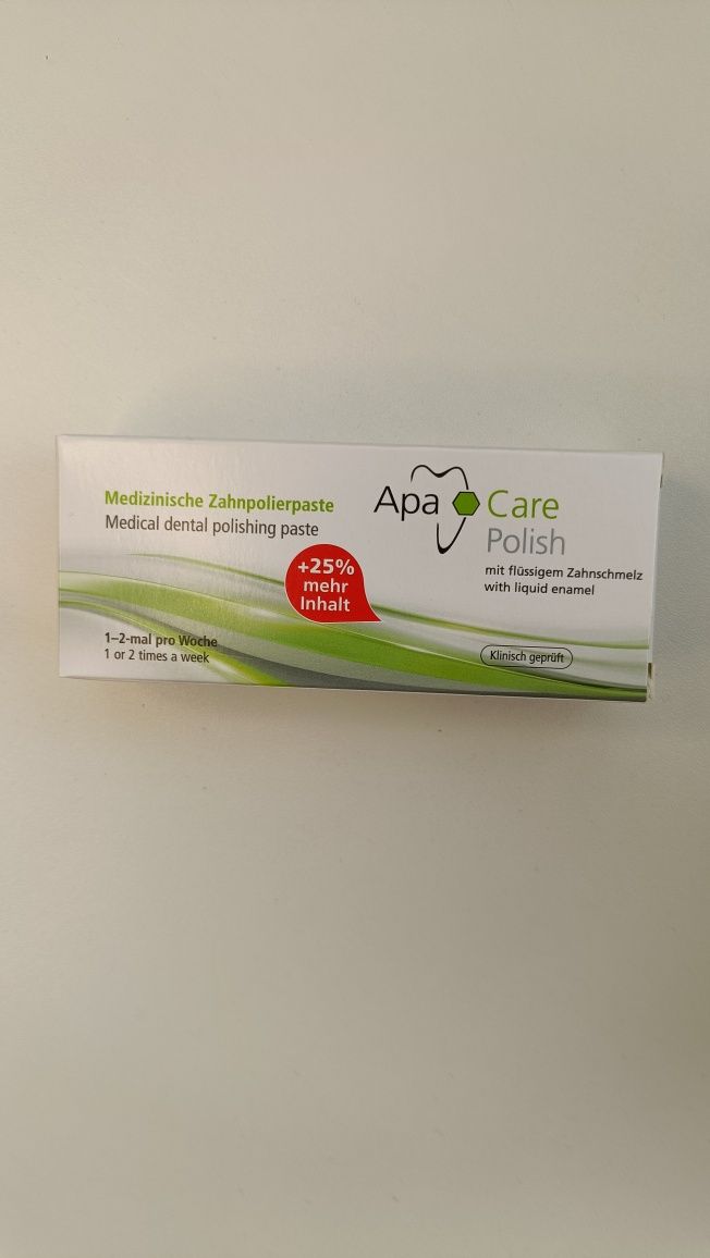 Поліруюча зубна паста ApaCare "Професійна чистка вдома" 25 мл
