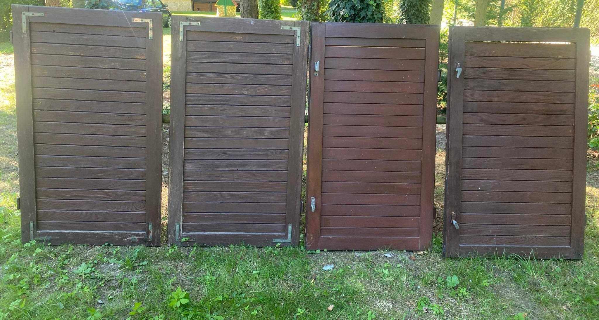 Sprzedam drewniane okiennice ( 4 szt.)