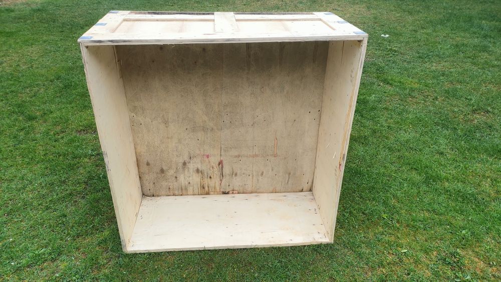 Skrzynia na paszę warzywniak kompostownik - sklejka 115x115