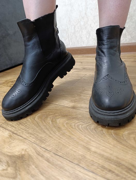 Демісезонні Челсі, турецька м'яка шкіра, 38 розмір