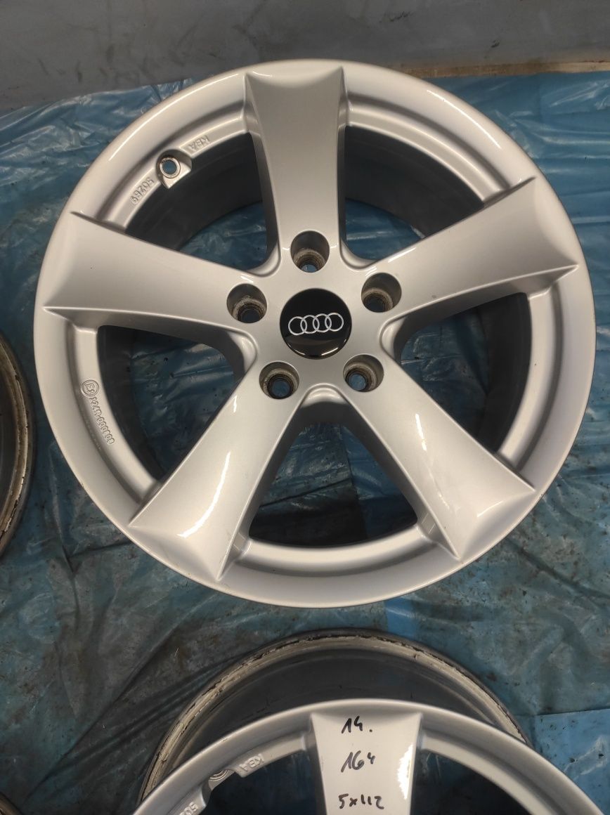 14 Felgi aluminiowe AUDI R 16 5x112 Bardzo Ładne