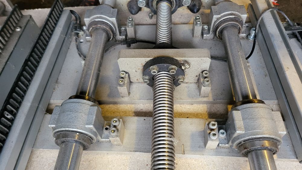 Śruba kulowa napęd/prowadzenie/łożyska 100cm/fi 31mm komplet OKAZJA