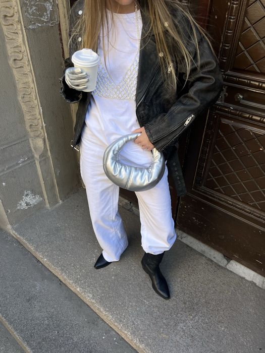 Шкіряна вінтажна куртка з натуральноі шкіри