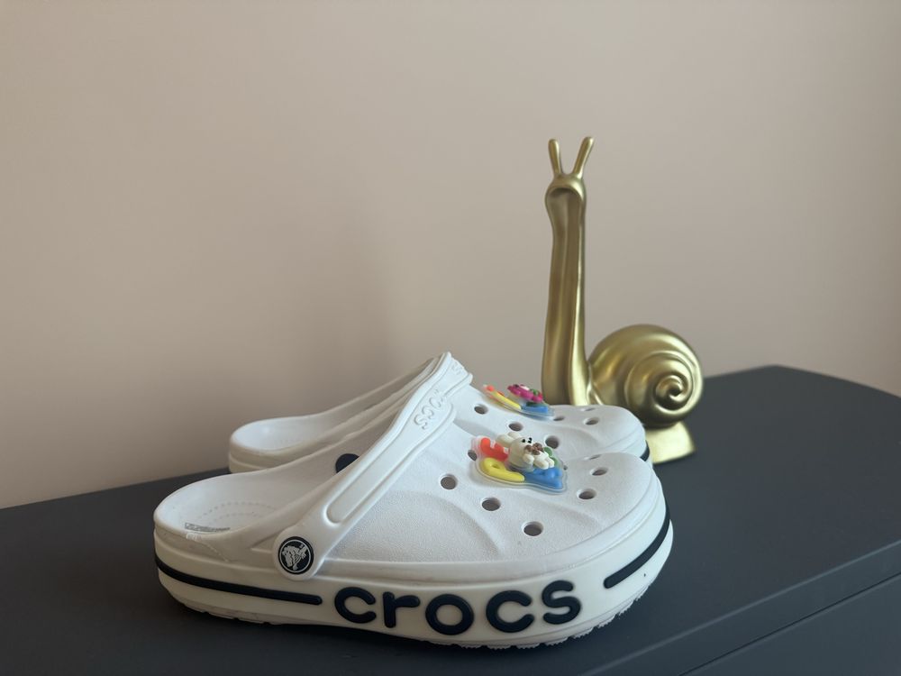 Crocs Bayaband Clog білі (розмір 37-38, W7/M5) /кроксы белые женские