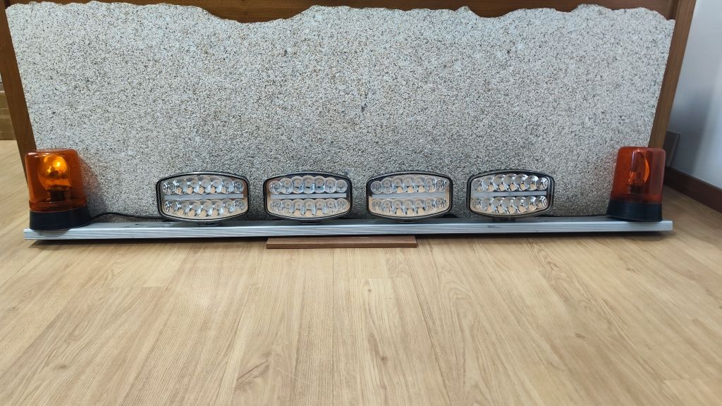 Barra de farois Led com pirilampos