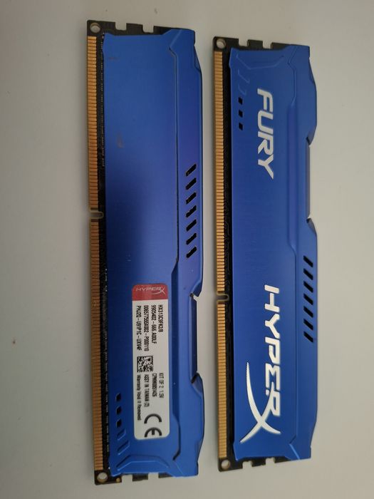 pamięć RAM HyperX Fury DDR3 8GB (2x4GB) 1333MHz HX313C9FK2/8