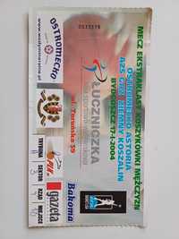 Bilet mecz Ekstraklasy mężczyzn 2004